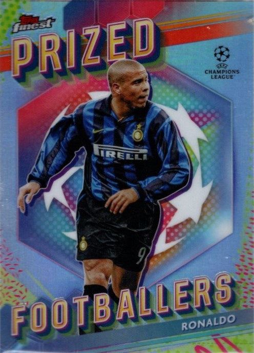 Ronaldo, Prized Footballer, 2023-24 Topps Finest UEFA Champions League Soccer