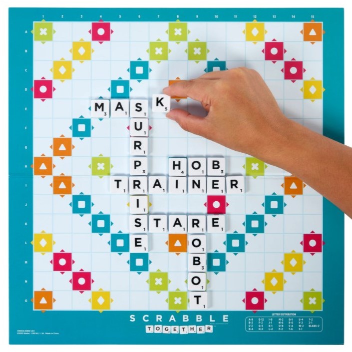 Scrabble, 2 Games in 1, Board Game