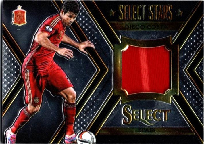Diego Costa, Select Stars Memorabilia, 2015-16 Panini Select Soccer