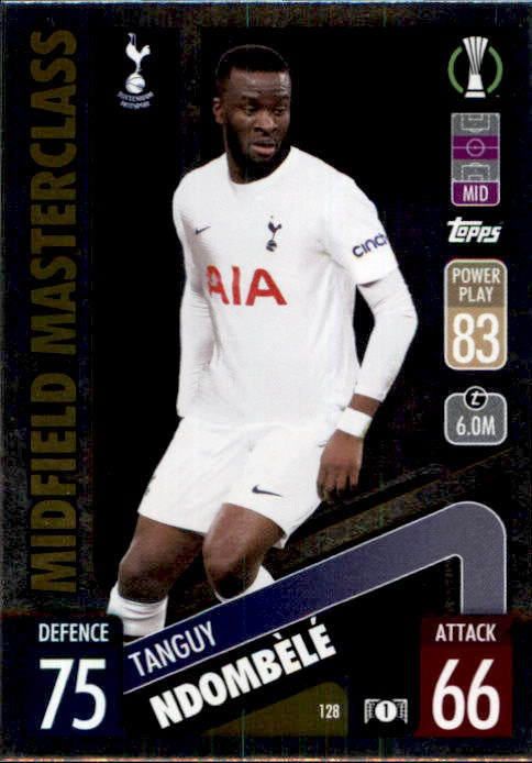 Tanguy Ndombele, Midfield Masterclass, 2021-22 Topps Match Attax UEFA Champions & Europa League