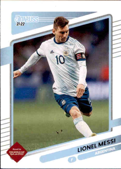 Lionel Messi, 2021-22 Panini Donruss Soccer Road To FIFA World Cup Qatar