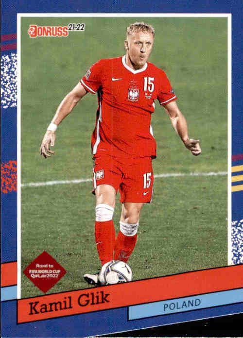 Kamil Glik, 1991 Tribute, 2021-22 Panini Donruss Soccer Road To FIFA World Cup Qatar