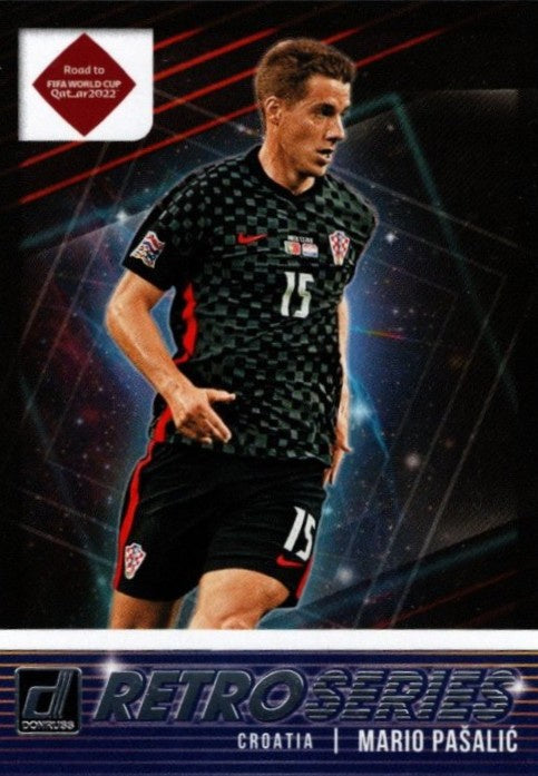 Mario Pasalic, Retro Series, 2021-22 Panini Donruss Soccer Road To FIFA World Cup Qatar