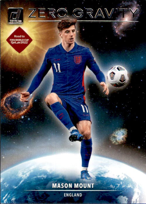 Mason Mount, Zero Gravity, 2021-22 Panini Donruss Soccer Road To FIFA World Cup Qatar
