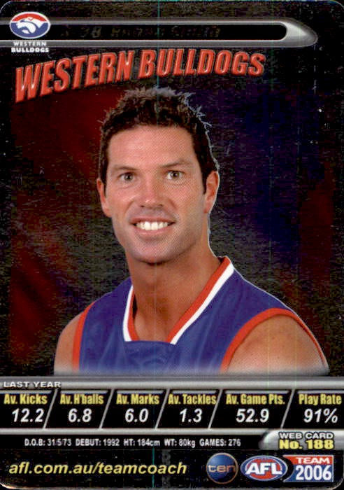 Rohan Smith, Silver, 2006 Teamcoach AFL