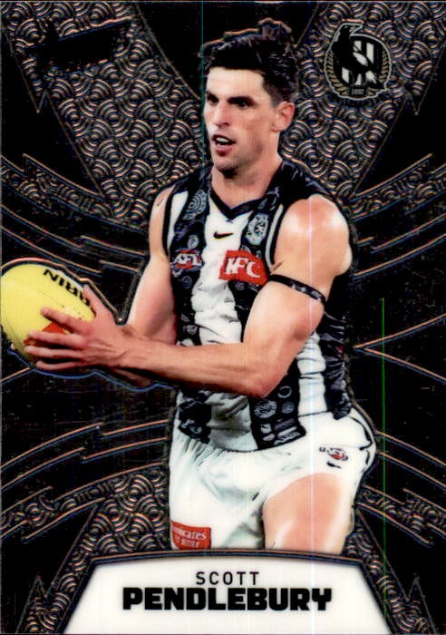 Scot Pendlebury, LTR39, Luminous Thunderbolt Refractor, 2024 Select AFL Footy Stars
