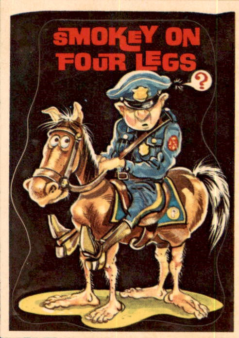 Smokey on Four Legs, Donruss CB Dictionary Sticker Card