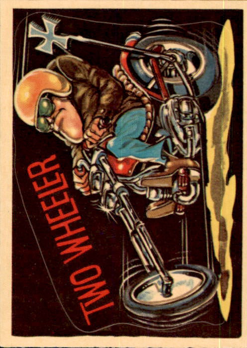 Two Wheeler, Donruss CB Dictionary Sticker Card