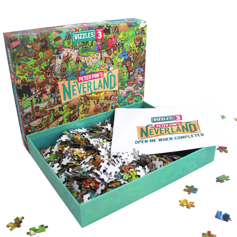 Vizzles Peter Pan's Neverland 1000pc Jigsaw Puzzle