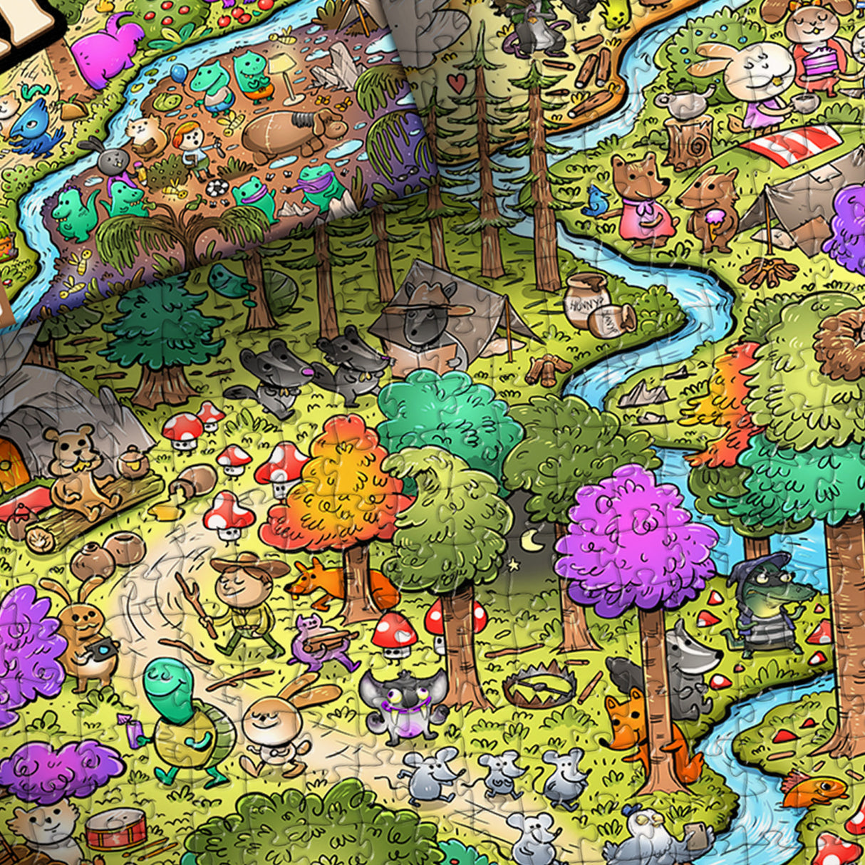 Vizzles Winnie-the-Pooh 1000pc Jigsaw Puzzle