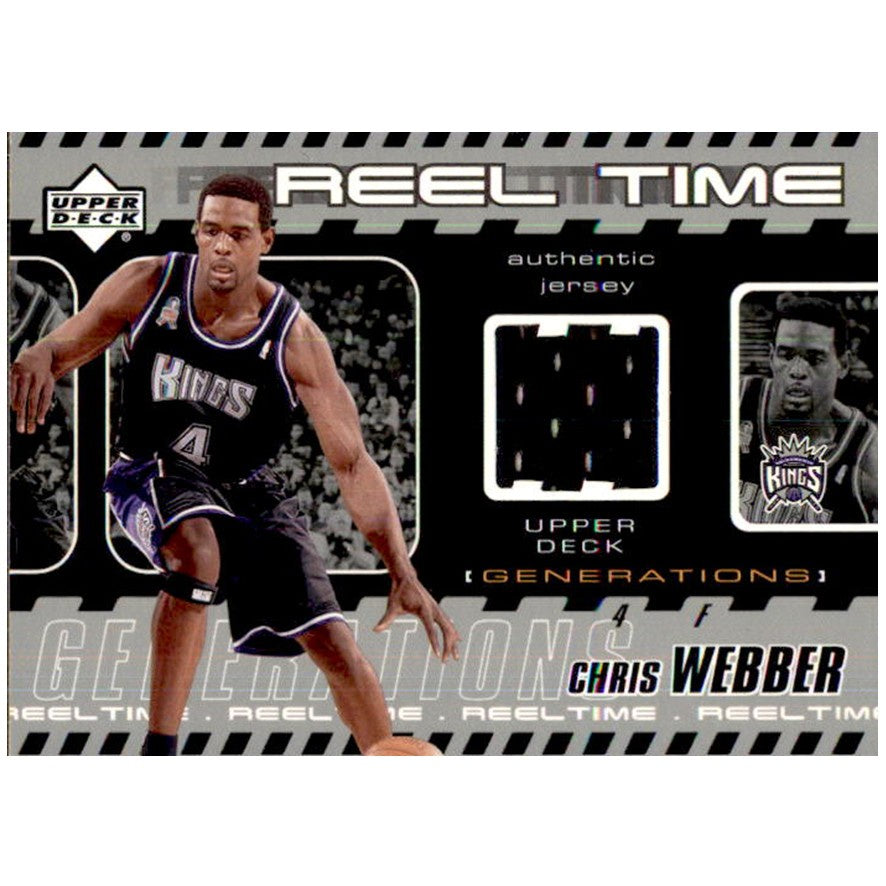 Chris Webber, Reel Time Jersey, 2002-03 UD Generations Basketball NBA