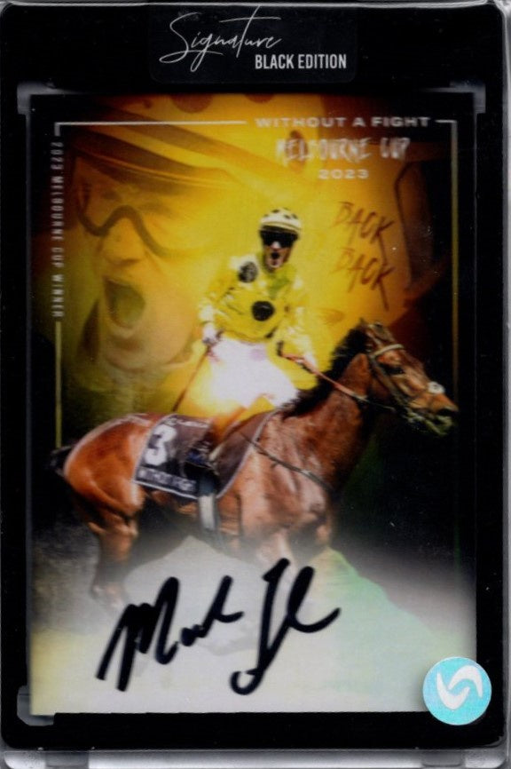 Without A Fight X Mark Zahra 2023 Melbourne Cup, Signature Black Edition, Sideline Series