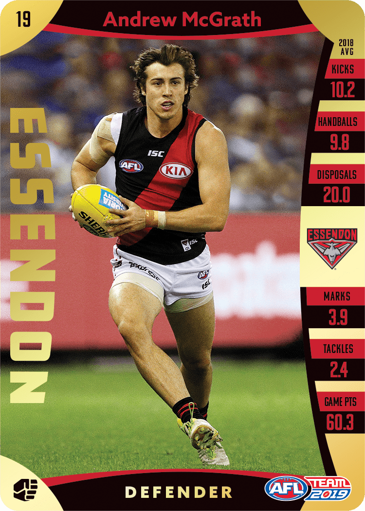 Andrew McGrath, Gold, 2019 Teamcoach AFL