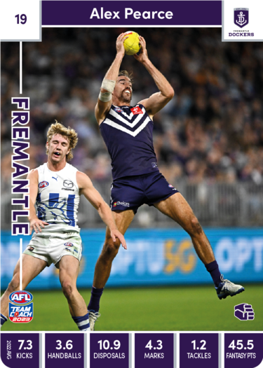 2023 Teamcoach AFL Common Cards - Cards 1 to 100 - Pick Your Card