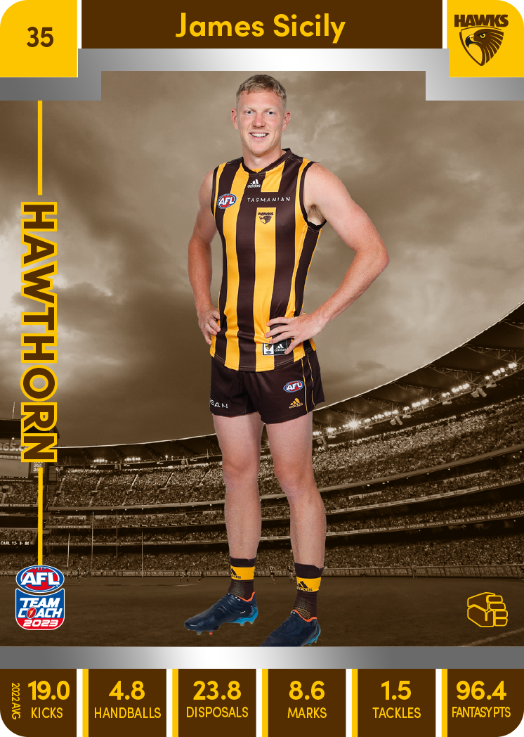 James Sicily, 35, Silver Parallel, 2023 Teamcoach AFL