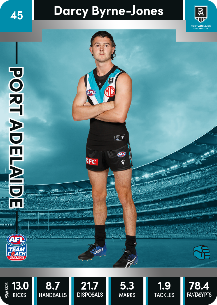 Darcy Byrne-Jones, 45, Silver Parallel, 2023 Teamcoach AFL