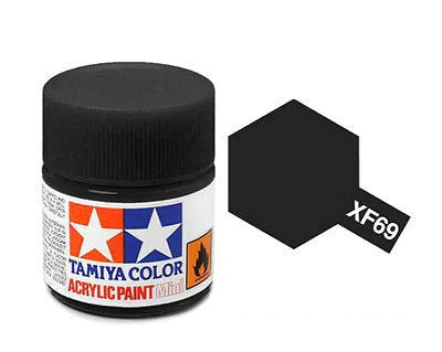 TAMIYA ACRYLIC MINI XF-69 NATO BLACK 10ml