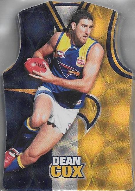 West Coast Eagles, Guernsey Die-cut Team Set, 2009 Select AFL Champions