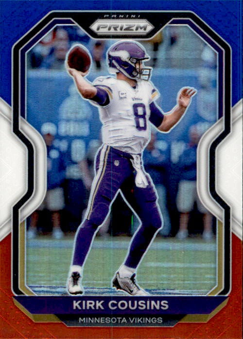 Kirk Cousins, Red White Blue Prizm, 2020 Panini Prizm Football NFL