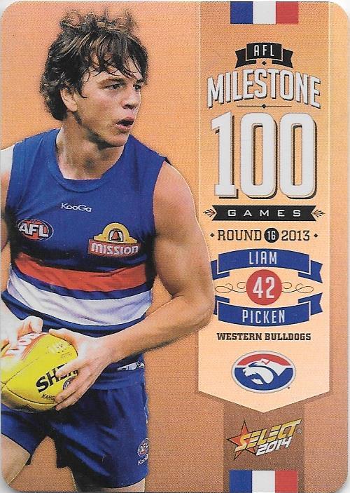 Liam Picken, 100 Game Milestone, 2014 Select AFL Champions