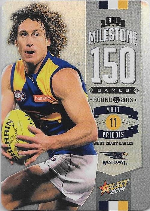 Matt Priddis, 150 Game Milestone, 2014 Select AFL Champions