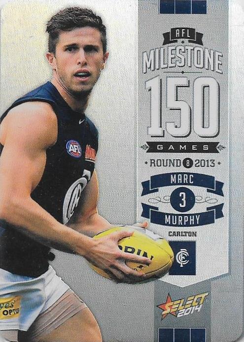 Mark Murphy, 150 Game Milestone, 2014 Select AFL Champions