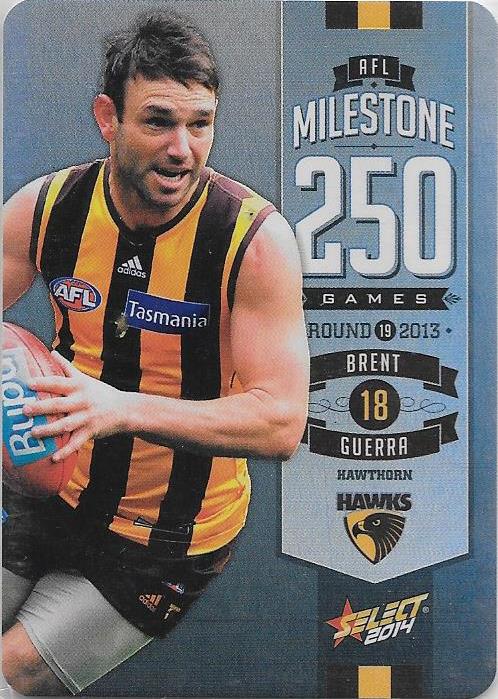 Brent Guerra, 250 Game Milestone, 2014 Select AFL Champions