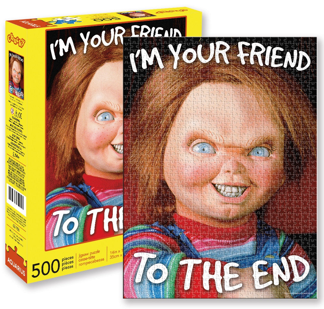 Chucky 500 Piece Jigsaw Puzzle by Aquarius