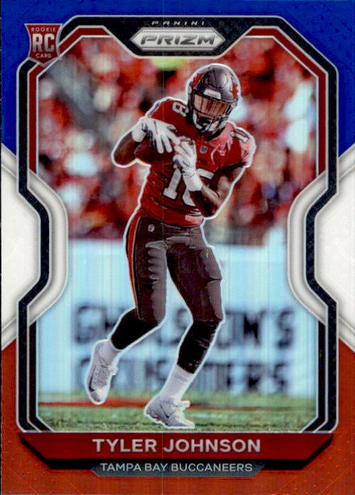Tyler Johnson, RC, Red White Blue Prizm, 2020 Panini Prizm Football NFL