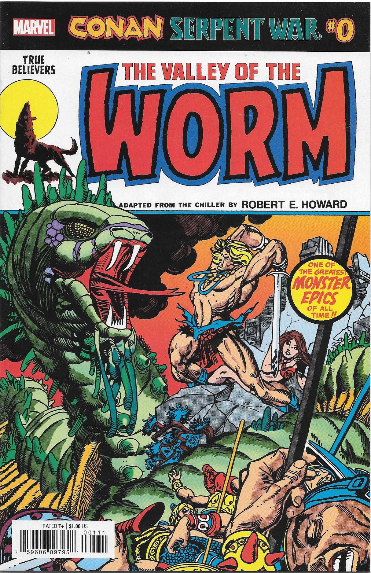 True Believers, The Valley of the Worm, Conan Serpent War #0 Comic