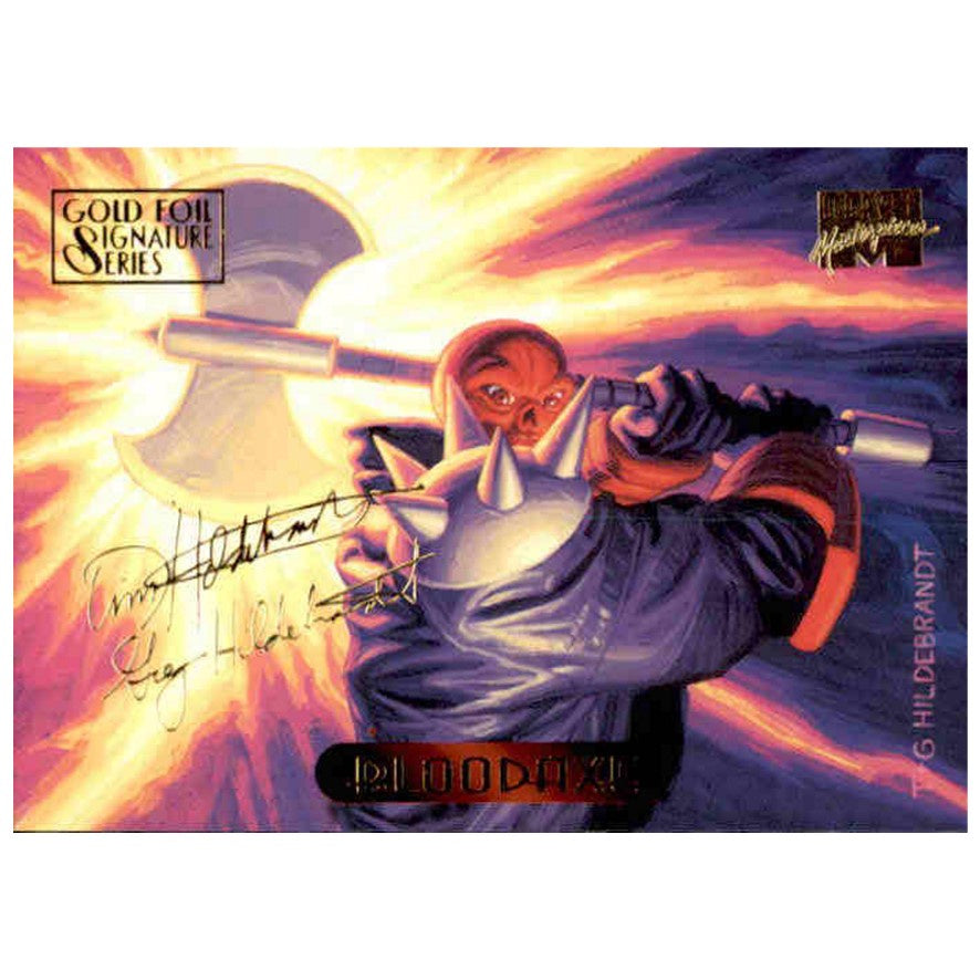 Bloodaxe, #15, Gold Foil Signature Series, 1994 Marvel Masterpieces