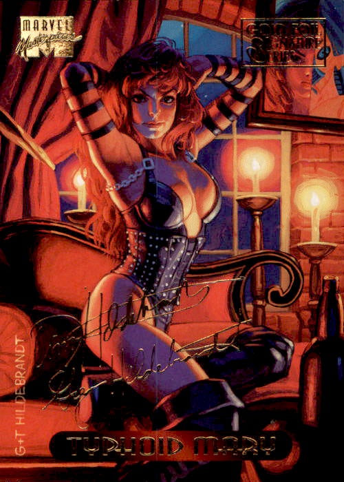 Typhoid Mary, #126, Gold Foil Signature Series, 1994 Marvel Masterpieces