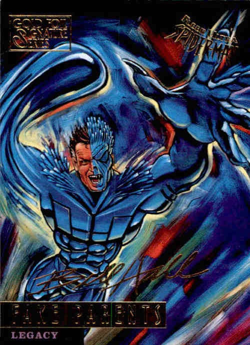 Fake Parents, #81, Gold Foil Signature Parallel, 1995 Fleer Ultra Spider-Man