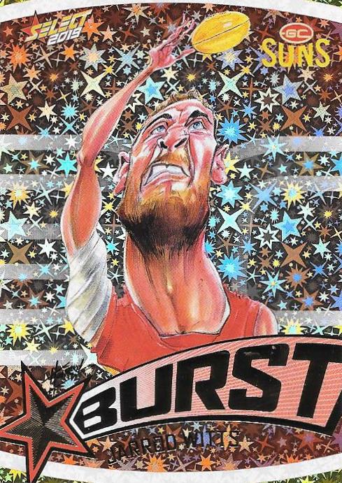 Jarrod Witts, Team Logo Starburst Caricatures, 2019 Select AFL Footy Stars