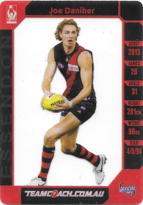 Joe Daniher, Prize Card, 2015 Teamcoach AFL