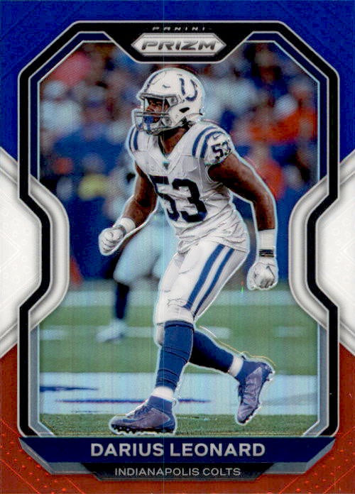 Darius Leonard, Red White Blue Prizm, 2020 Panini Prizm Football NFL