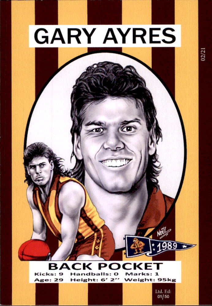Hawthorn Hawks 1989 Premiers Card Set by Noel
