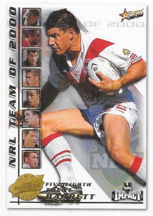 Trent Barrett, Team of the Year, 2001 Select NRL Impact
