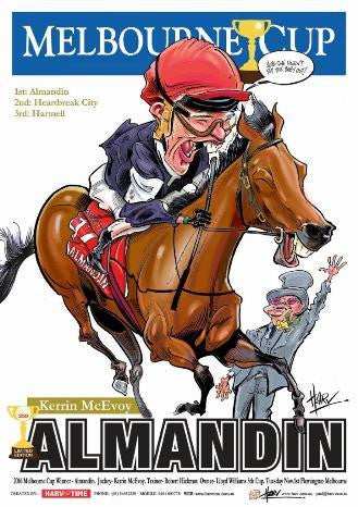 Almandin Melbourne Cup Harv Time Poster