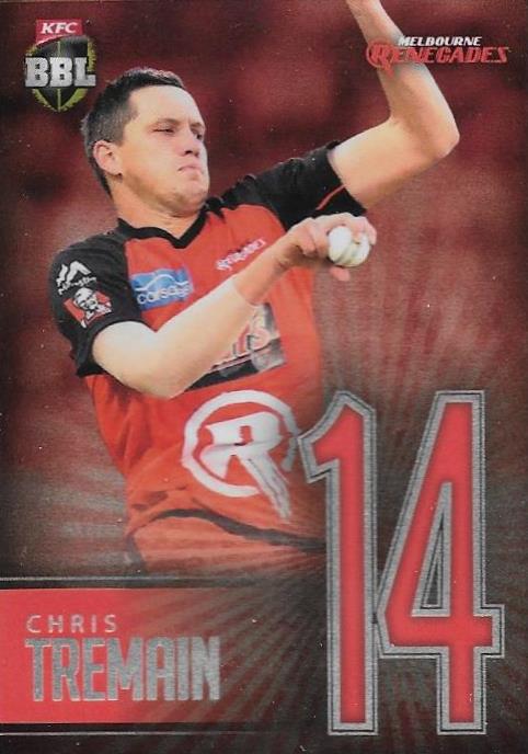 Jersey Numbers Silver, 2017-18 Tap'n'play CA BBL 07 Cricket - 1 to 16 - Pick Your Card
