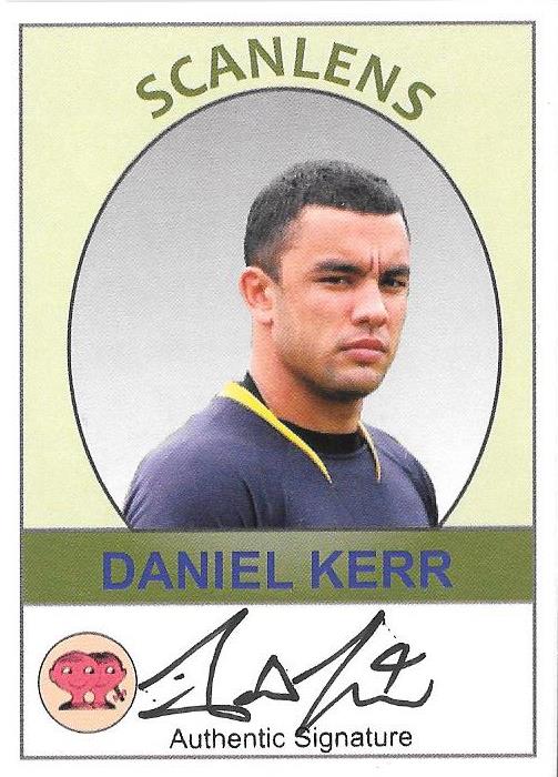 2019 Scanlens VFL, Daniel Kerr Signature and Base Card