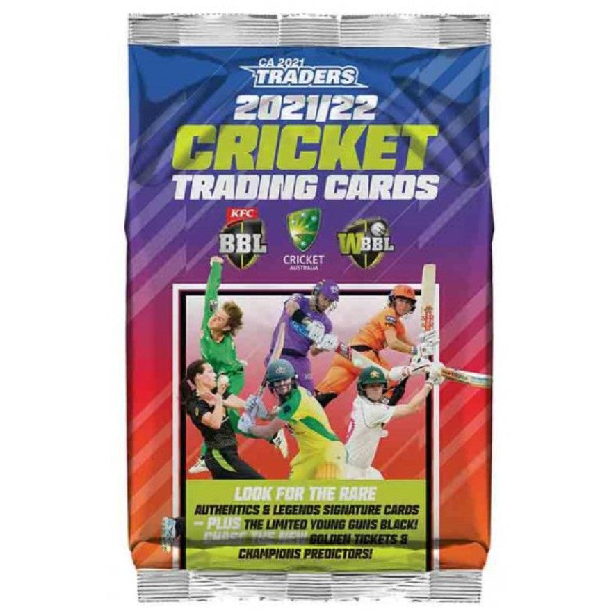2021-22 TLA Traders Cricket Australia & BBL Trading Cards Sealed Packet