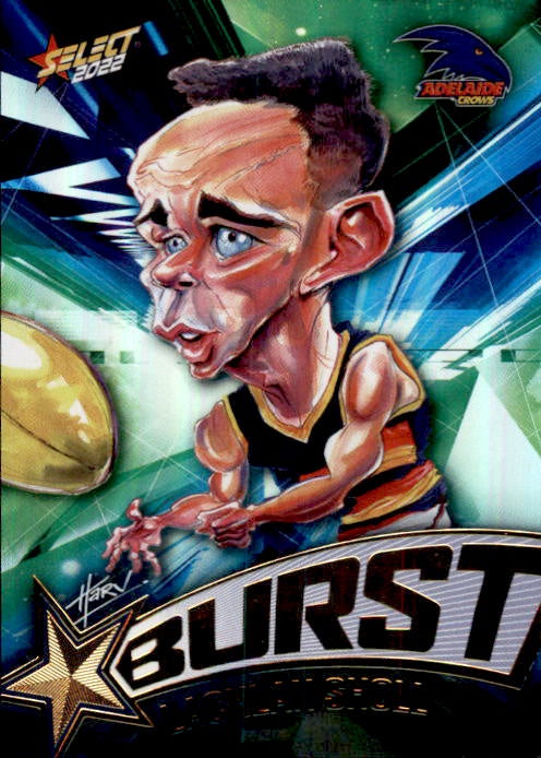 Lachlan Sholl, Starburst Shatter, 2022 Select AFL Footy Stars