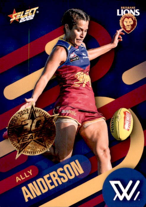 Ally Anderson, 30 Years Gold Seal, 2022 Select AFL Footy Stars