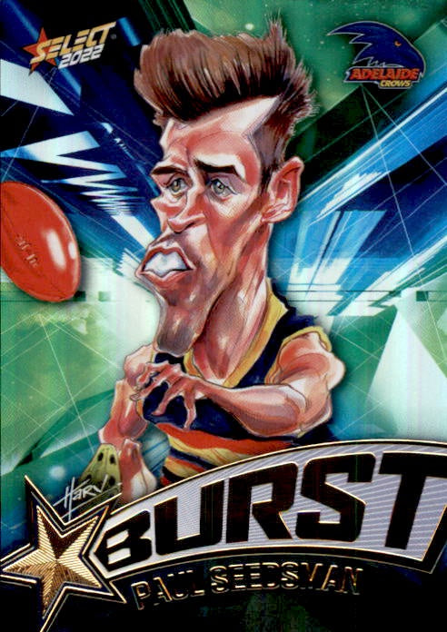 Paul Seedsman, Starburst Shatter, 2022 Select AFL Footy Stars