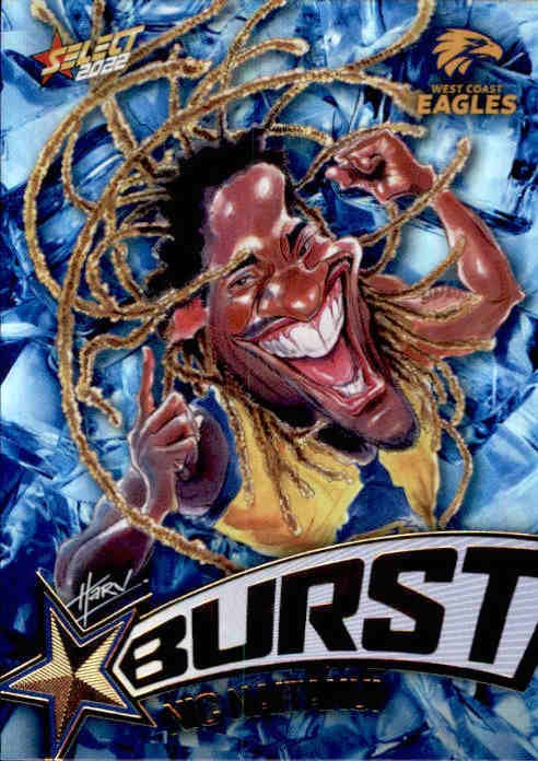 Nic Naitanui, Starburst Ice, 2022 Select AFL Footy Stars