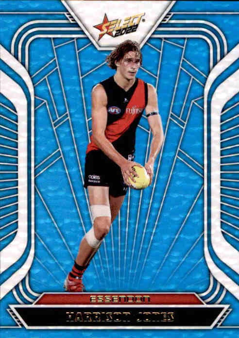 Harrison Jones, #008, Fractured Arctic Blue, 2022 Select AFL Footy Stars