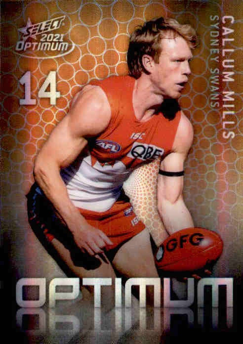 Callum Mills, Optimum, 2021 Select AFL Optimum