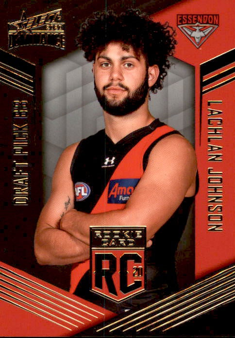 Lachlan Johnson, Harrison Jones, RC Rookie Card, 2020 Select Dominance AFL