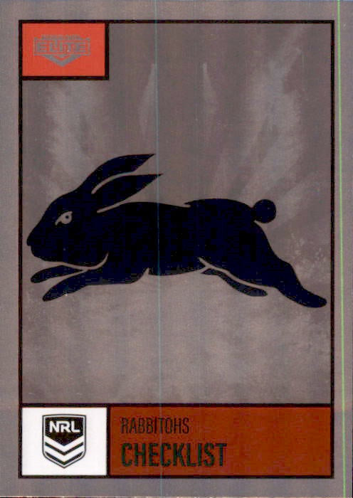 South Sydney Rabbitohs Checklist, Silver Special, 2022 TLA Elite NRL Rugby League